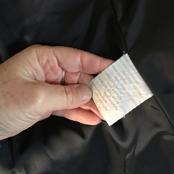 HOST PICK Liz Claiborne Black Leather Jacket w/zipper closure tiny blemish Sz. M - Picture 8 of 11